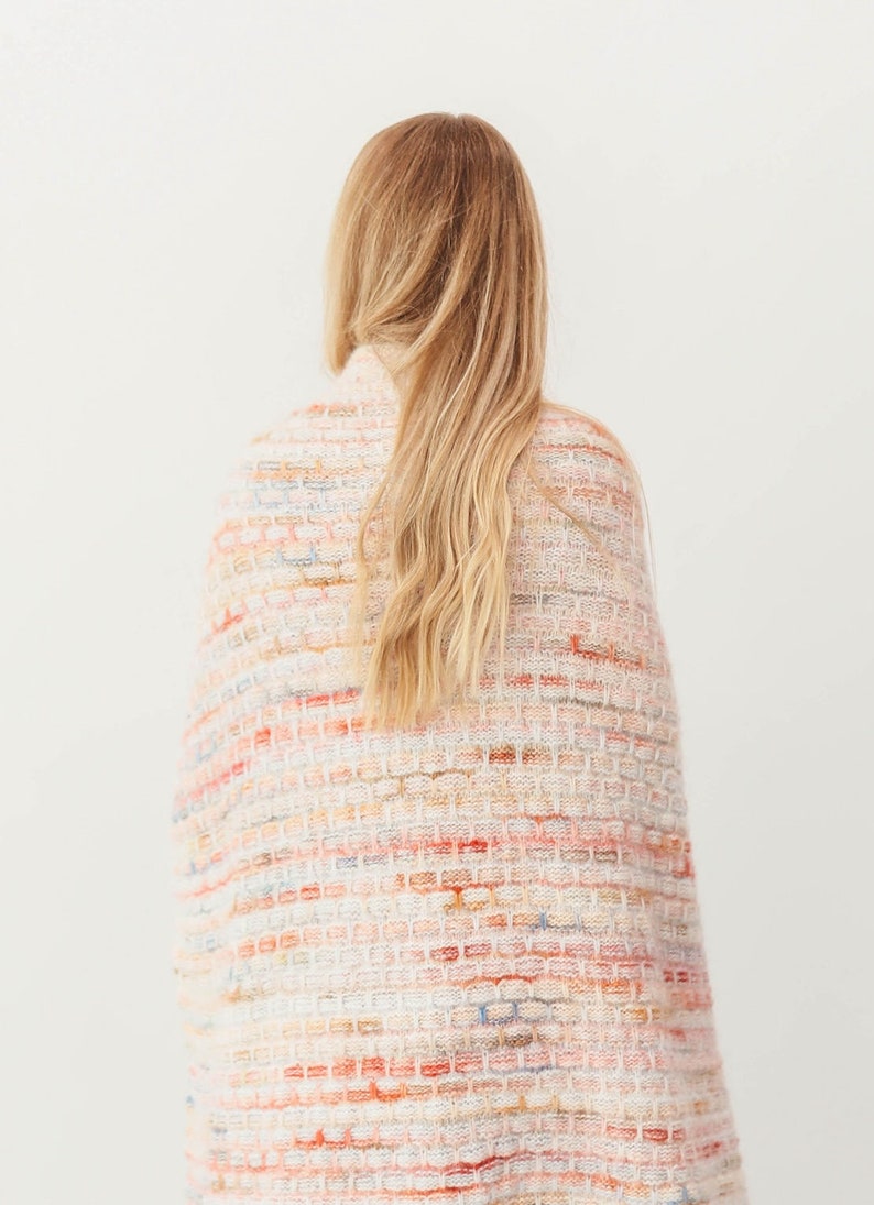 Rosecloud Blanket Knitting Pattern