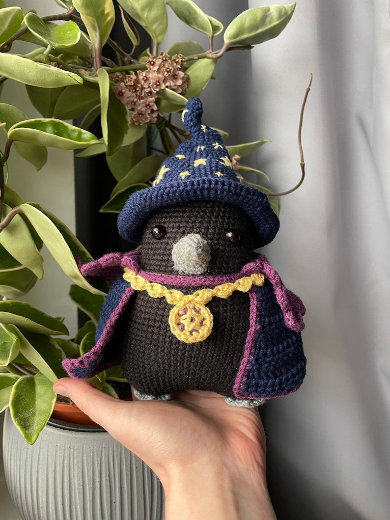 Nightshade Crow Crochet Pattern