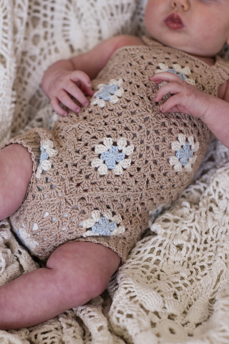 Sweet Bloom Romper Crochet Pattern