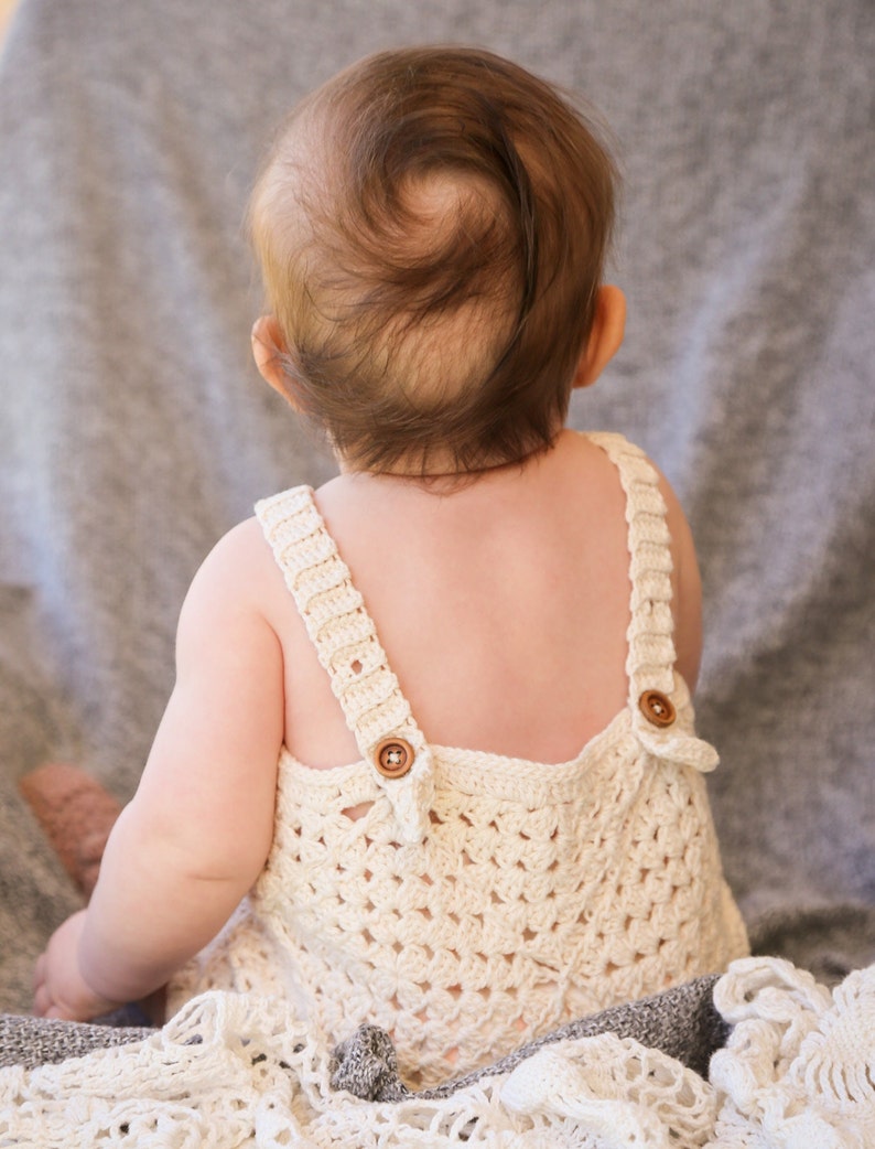Sweet Bloom Romper Crochet Pattern