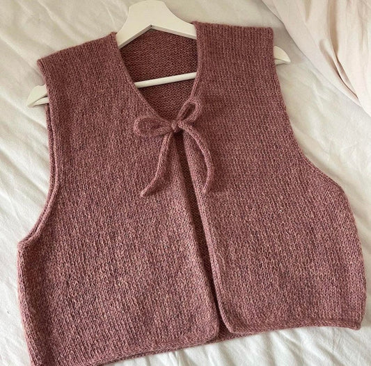 Roselle Vest Knitting Pattern