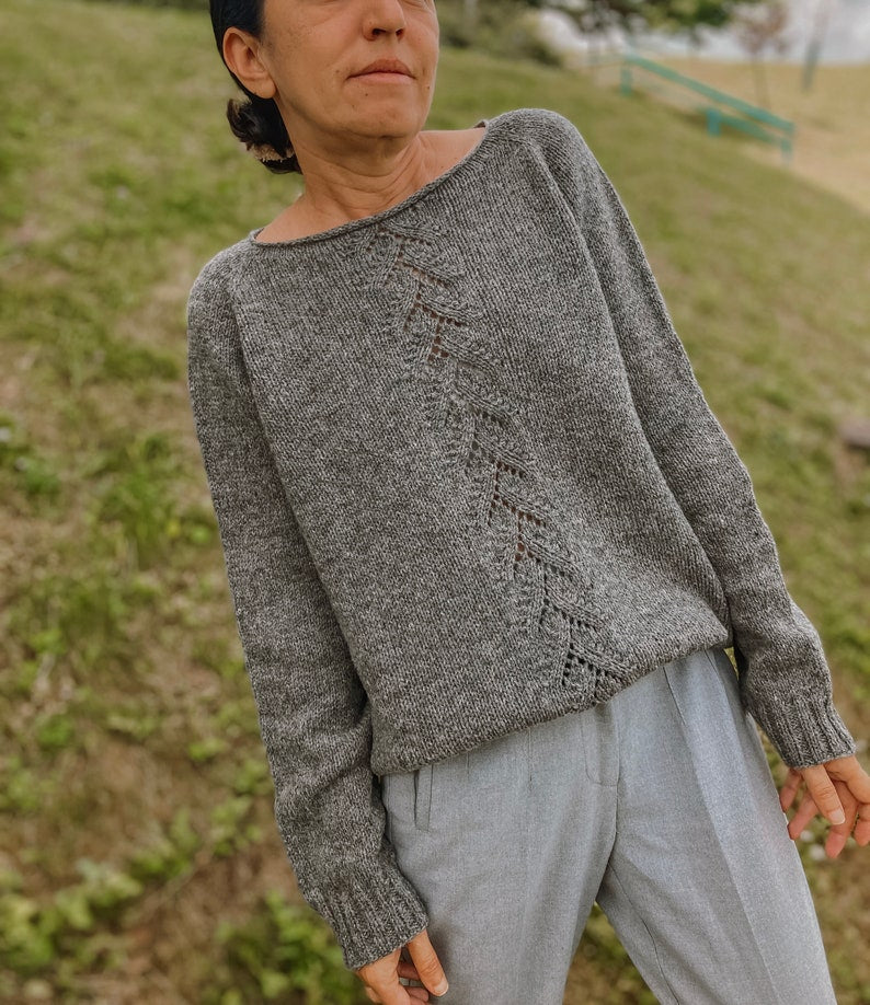 Granite Sweater Knitting Pattern