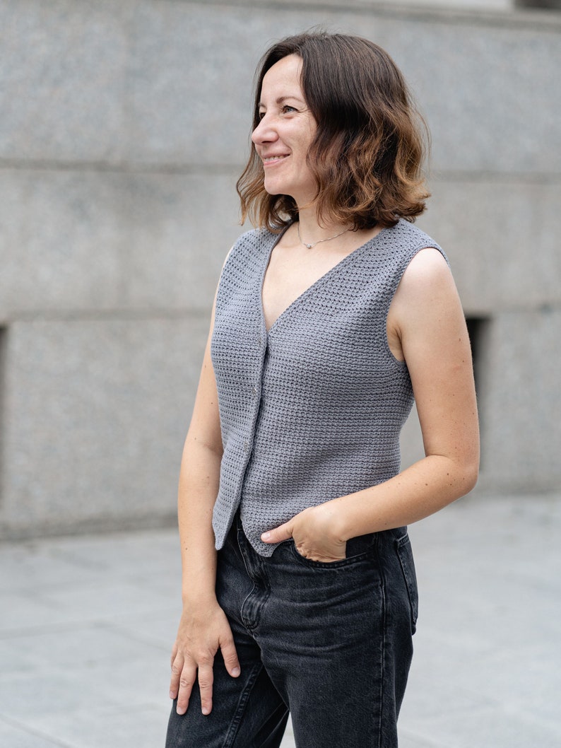 Chestnut Waistcoat Crochet Pattern