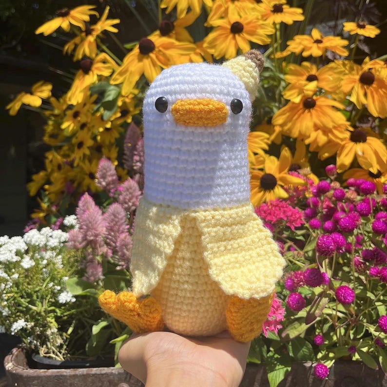 Banana Goose Crochet Pattern