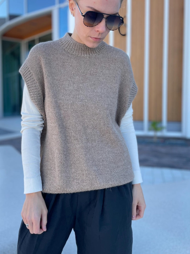 Stoneveil Vest Knitting Pattern