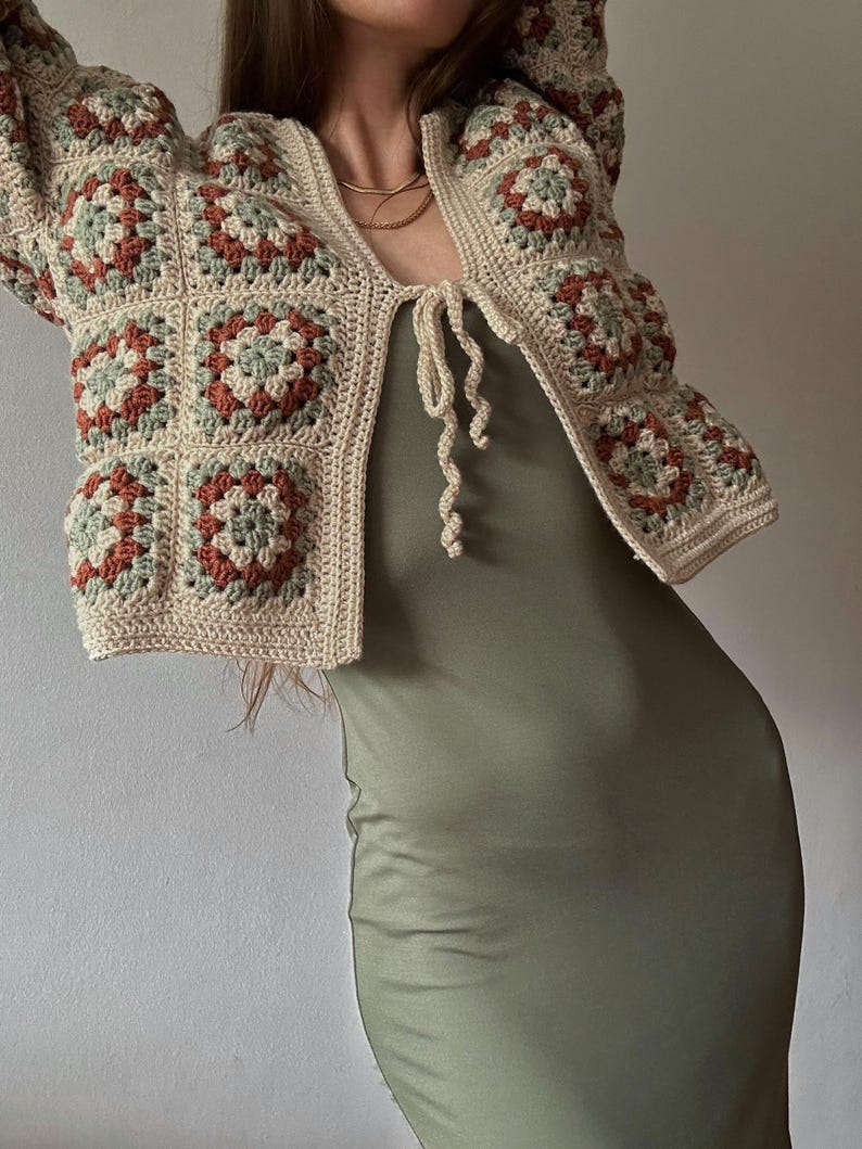 Rustleaf Cardigan Crochet Pattern