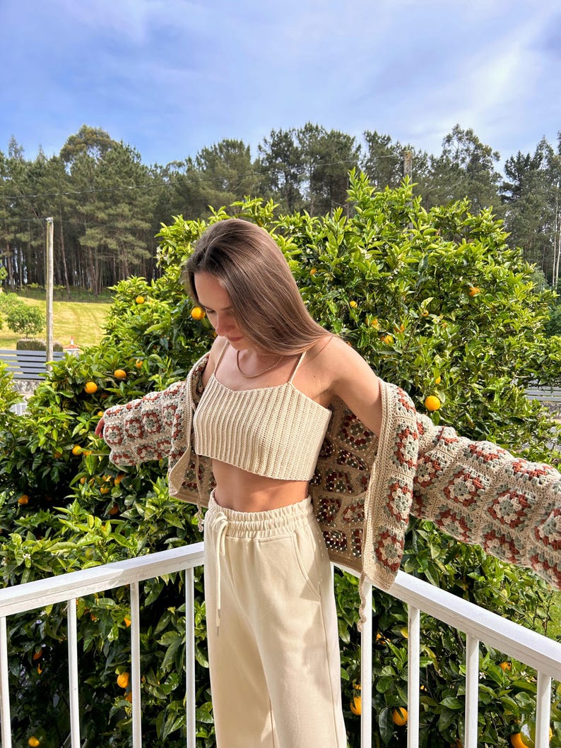 Rustleaf Cardigan Crochet Pattern
