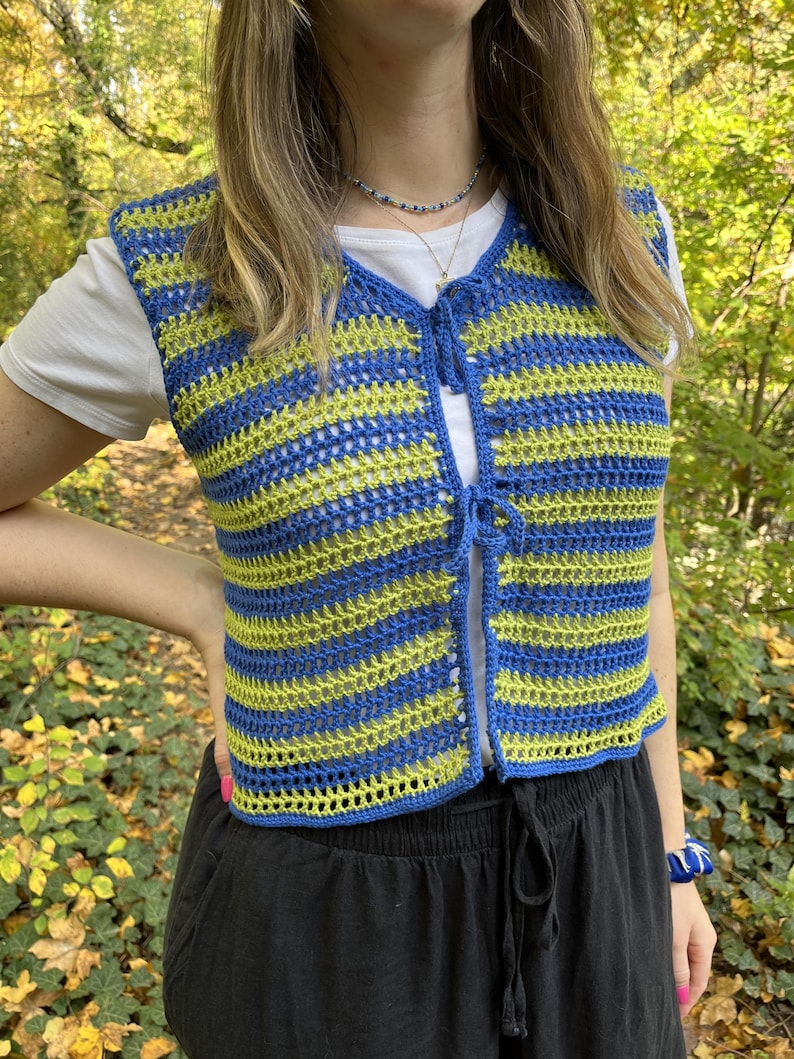 Fernveil Vest Crochet Pattern