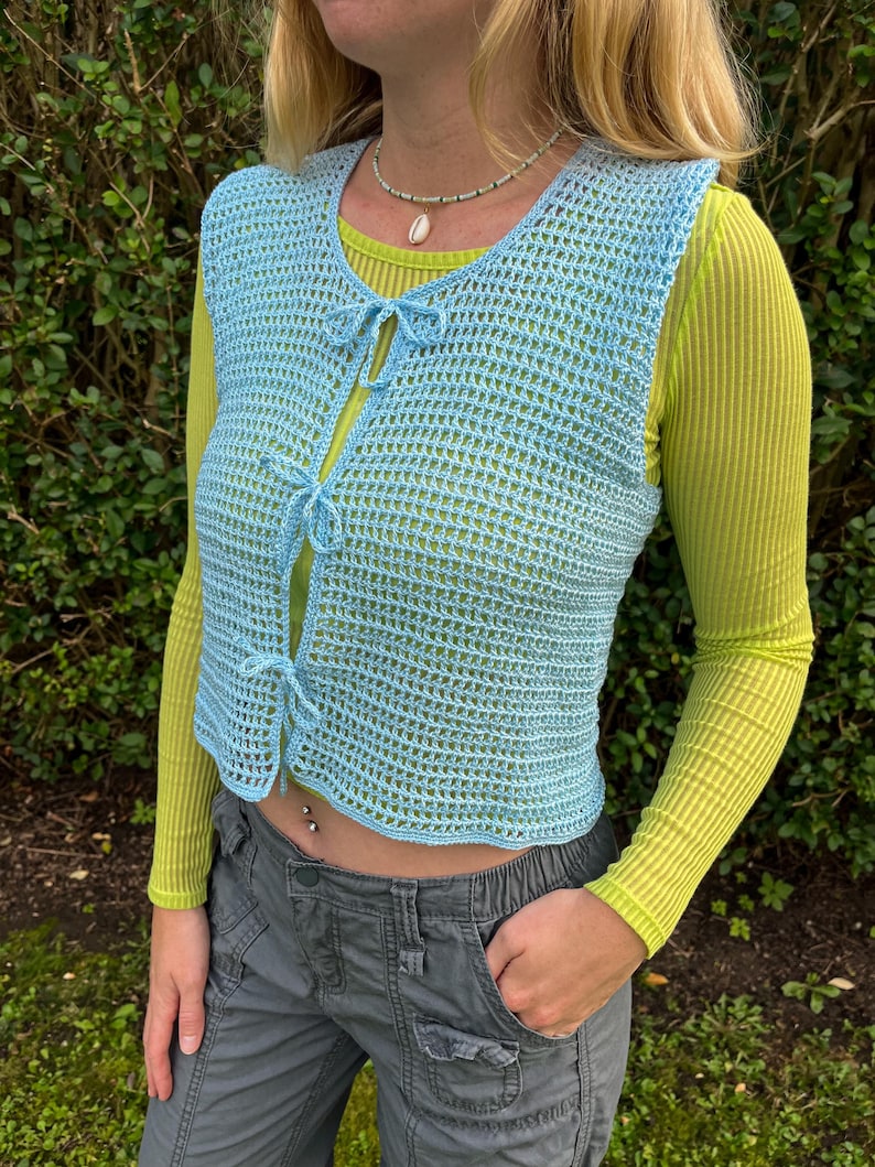 Fernveil Vest Crochet Pattern