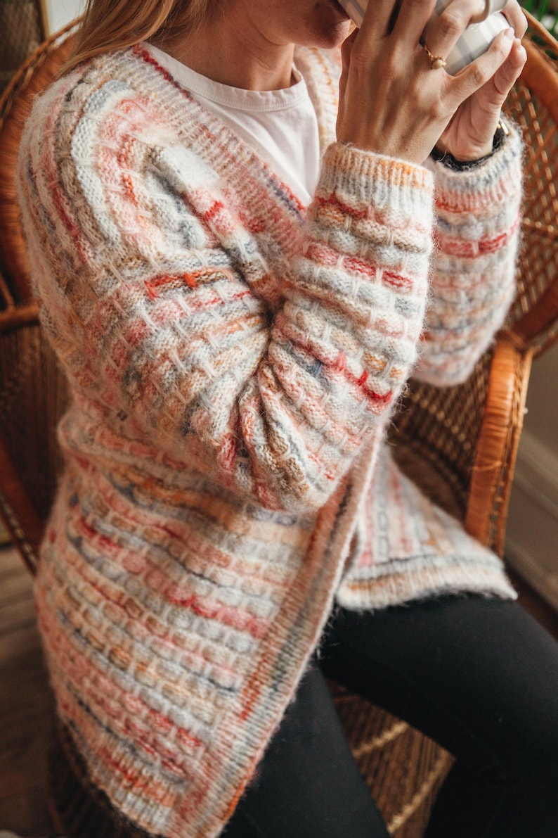 Rosecloud Cardigan Knitting Pattern
