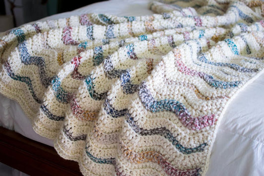 Snowdrift Blanket Crochet Pattern