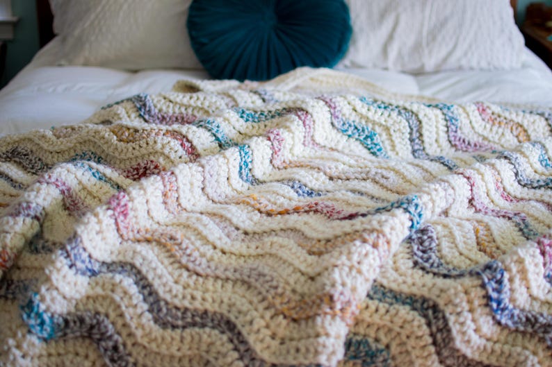 Snowdrift Blanket Crochet Pattern