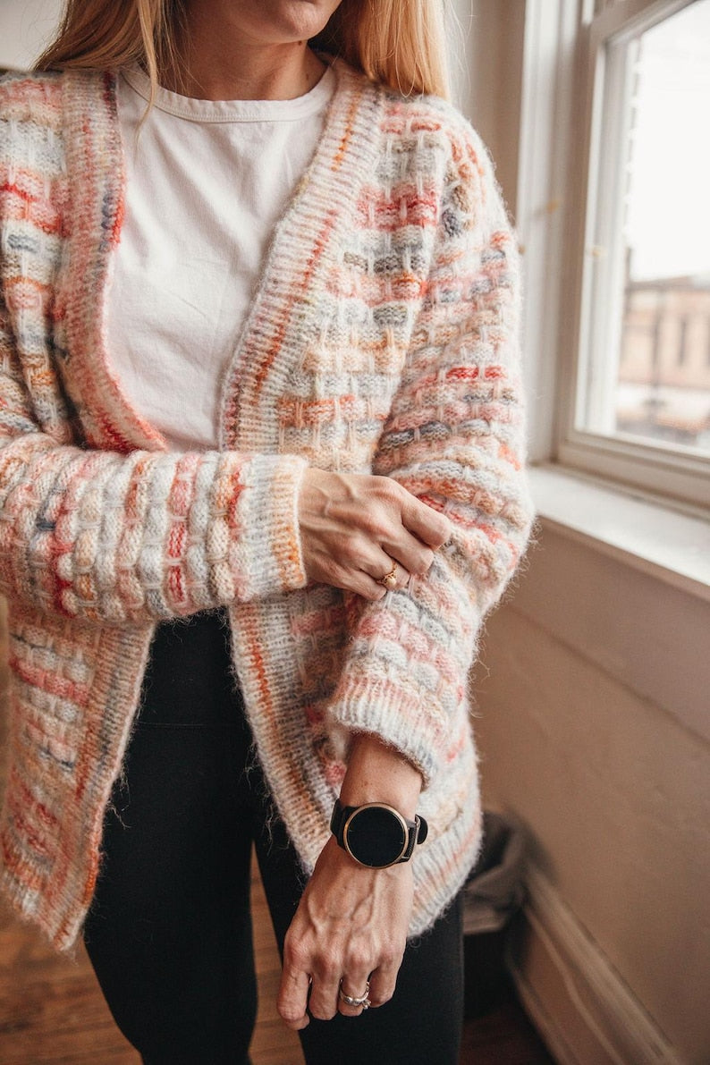 Rosecloud Cardigan Knitting Pattern