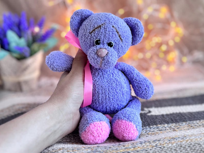 Binky Bear Knitting Pattern