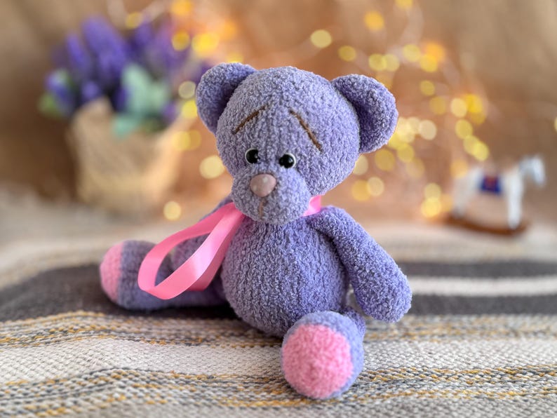Binky Bear Knitting Pattern