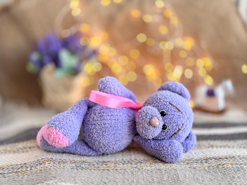 Binky Bear Knitting Pattern