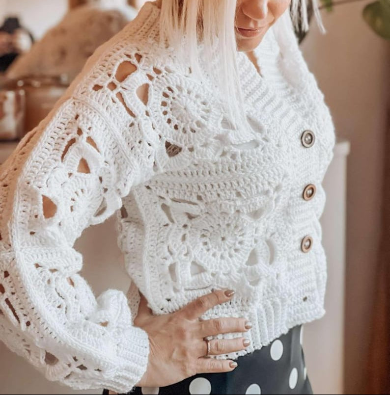 Brownie Cardigan Crochet Pattern