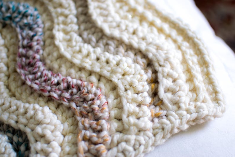Snowdrift Blanket Crochet Pattern