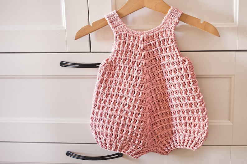 Rosy Romper Crochet Pattern