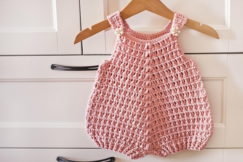 Rosy Romper Crochet Pattern