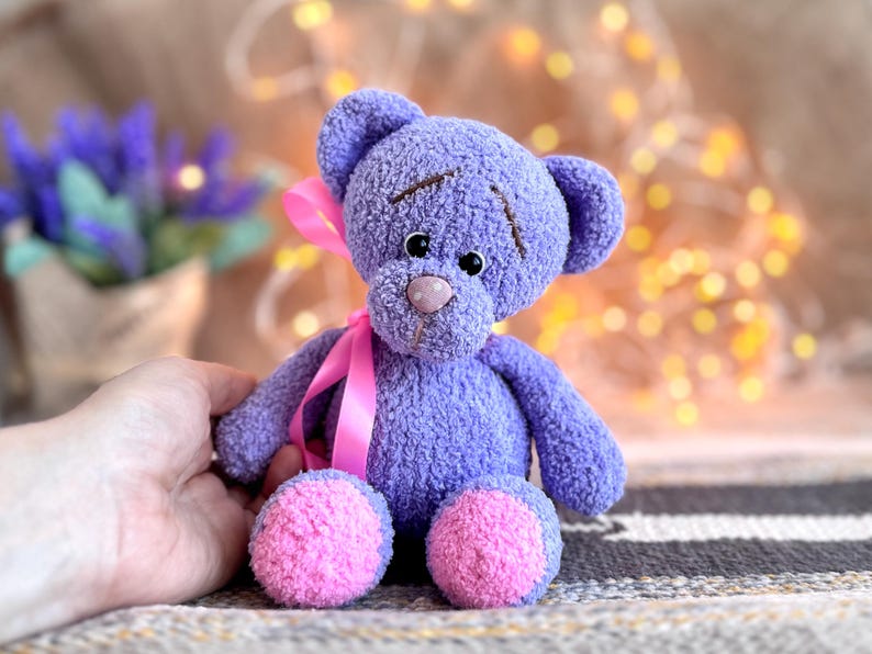 Binky Bear Knitting Pattern