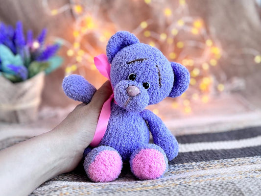 Binky Bear Knitting Pattern