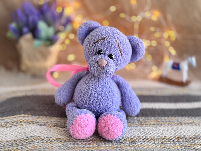 Binky Bear Knitting Pattern