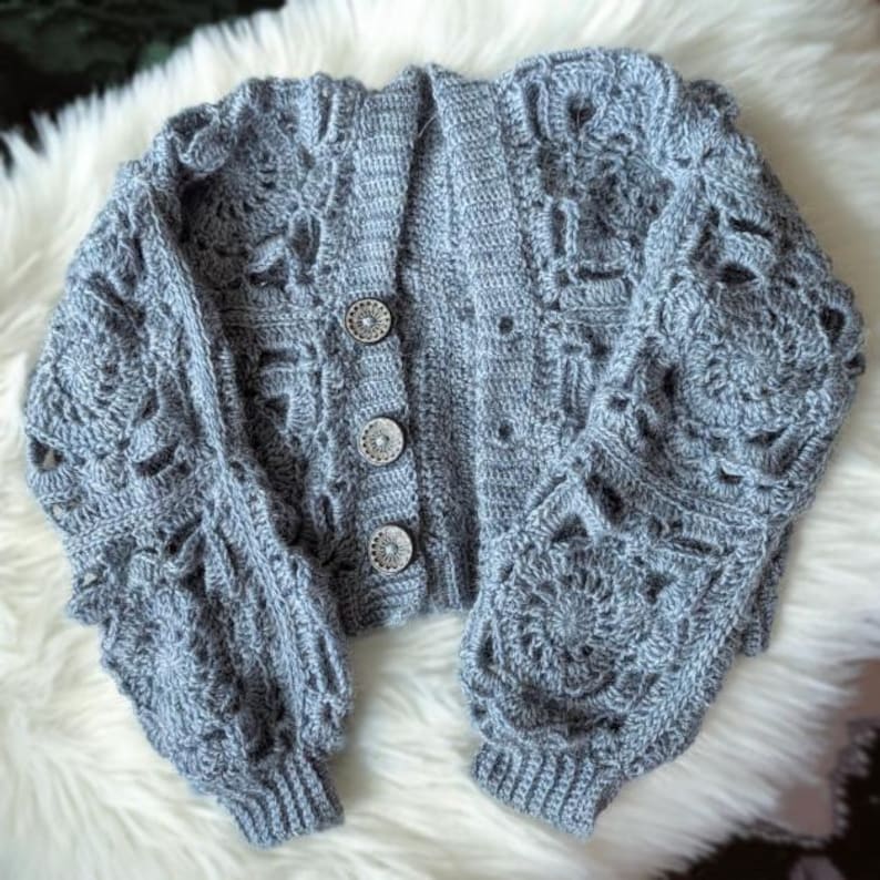 Brownie Cardigan Crochet Pattern