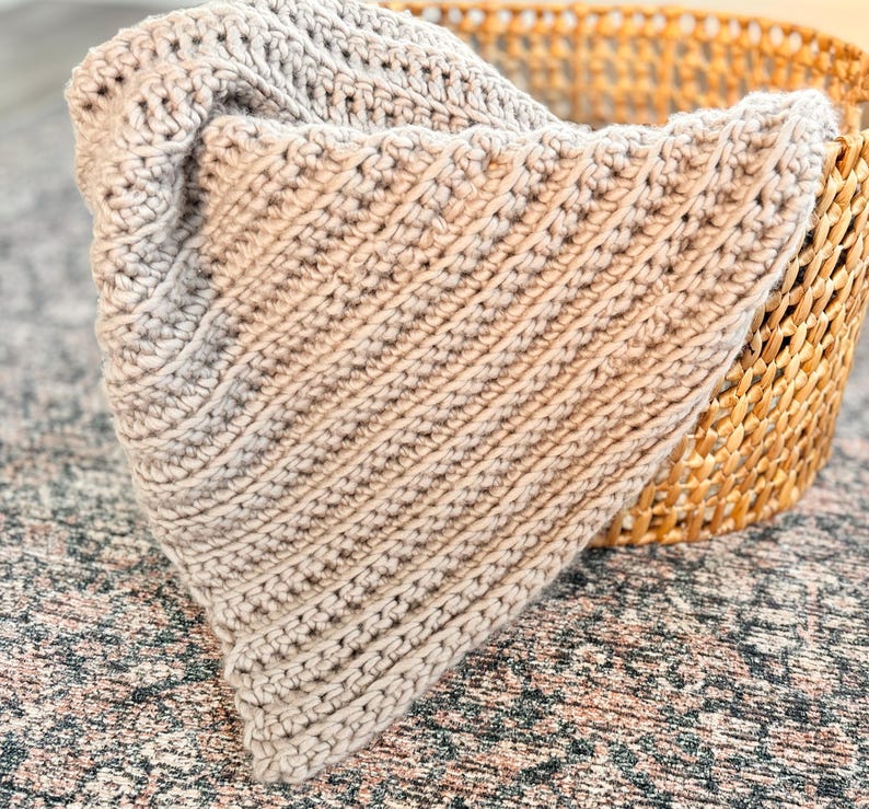 Ivory Ridge Throw Crochet Pattern