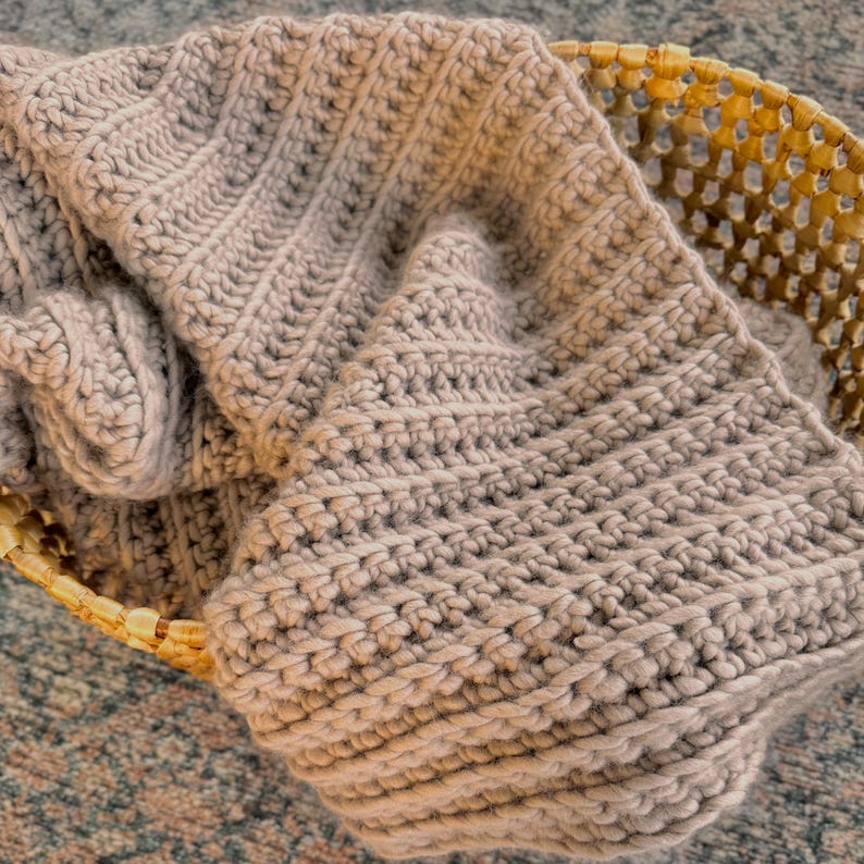 Ivory Ridge Throw Crochet Pattern
