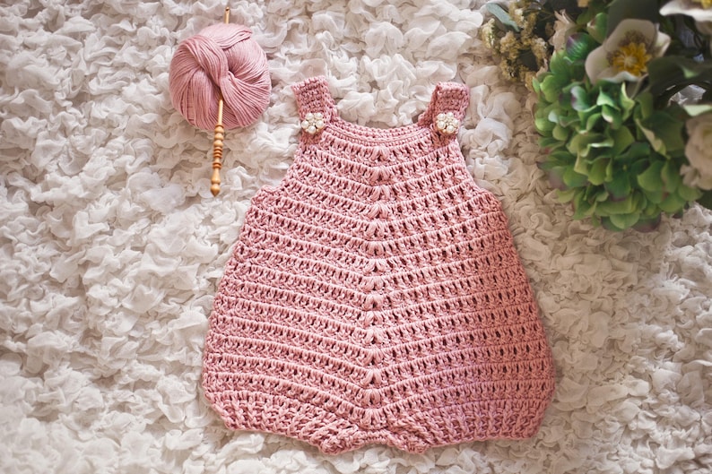 Rosy Romper Crochet Pattern