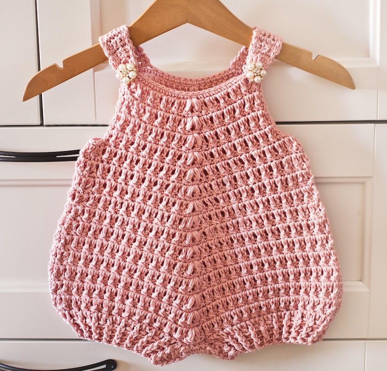 Rosy Romper Crochet Pattern