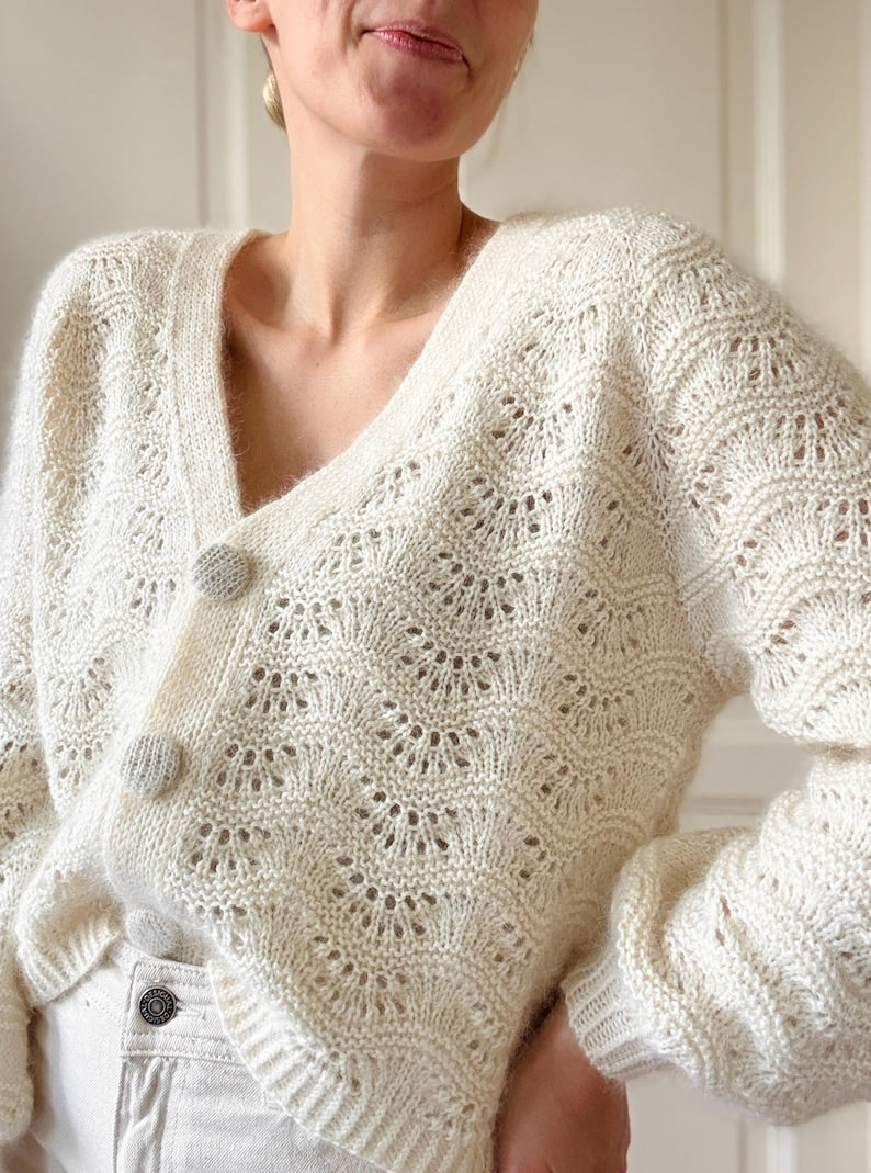 Pearlwave Cardigan Knitting Pattern