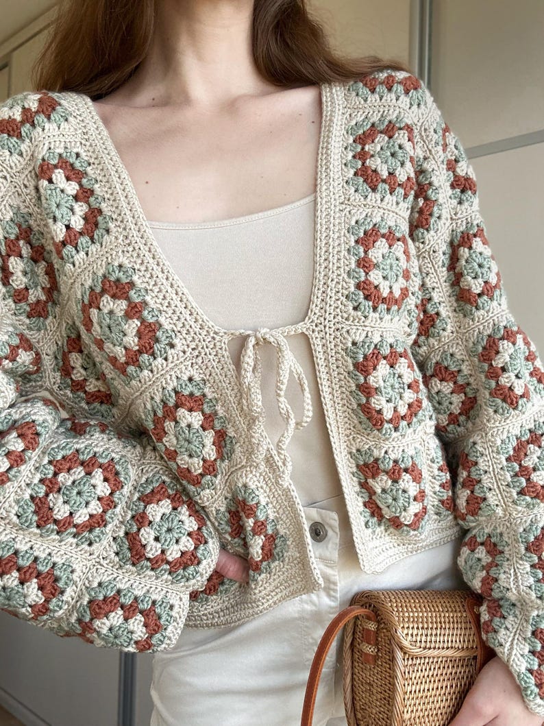 Rustleaf Cardigan Crochet Pattern
