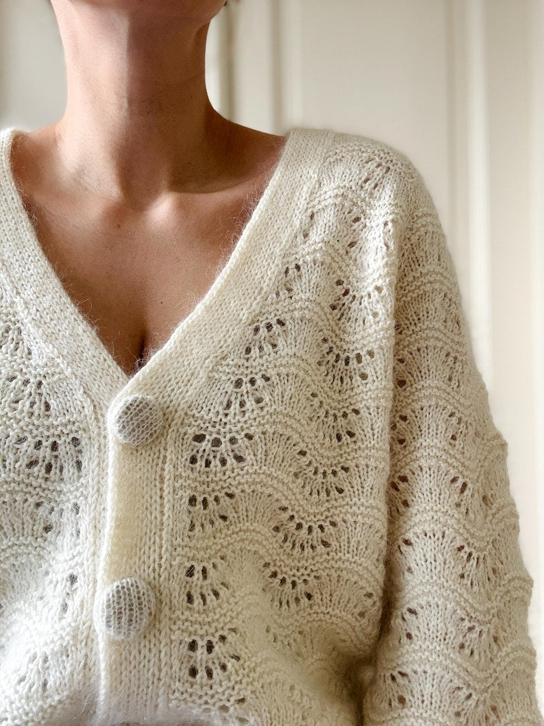 Pearlwave Cardigan Knitting Pattern