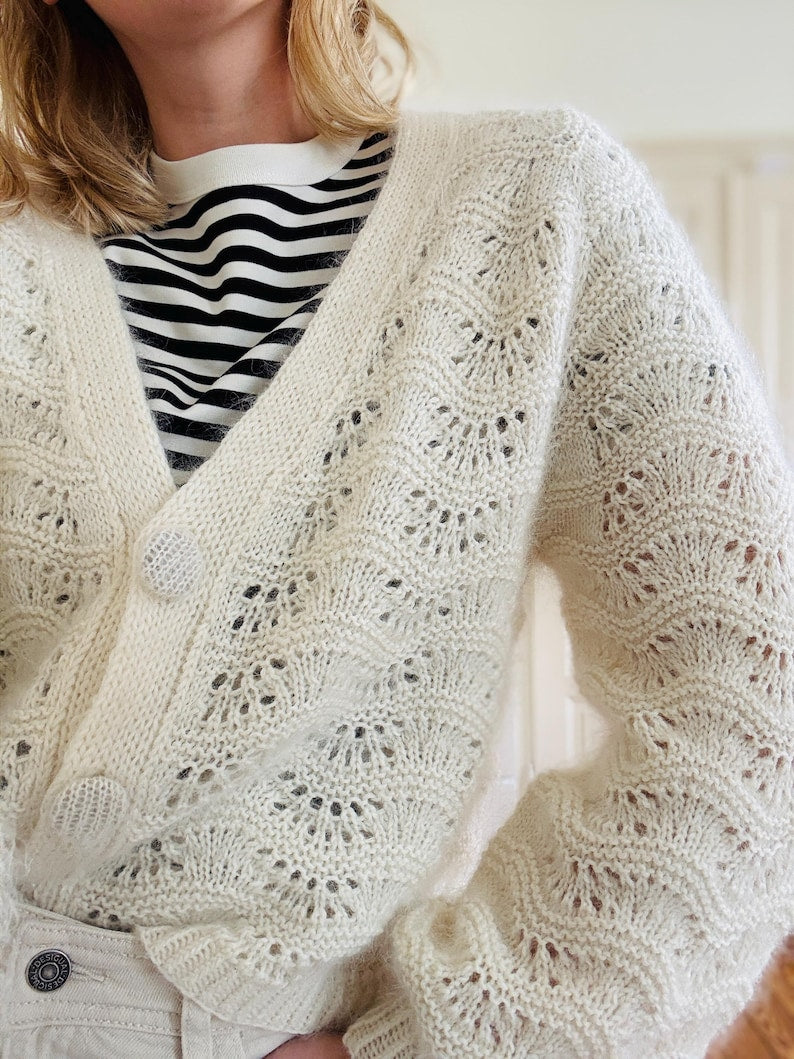 Pearlwave Cardigan Knitting Pattern