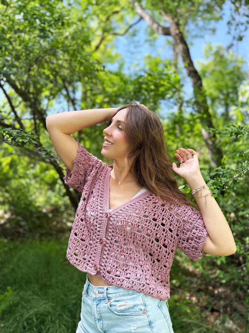 Rosevale Cardigan Crochet Pattern