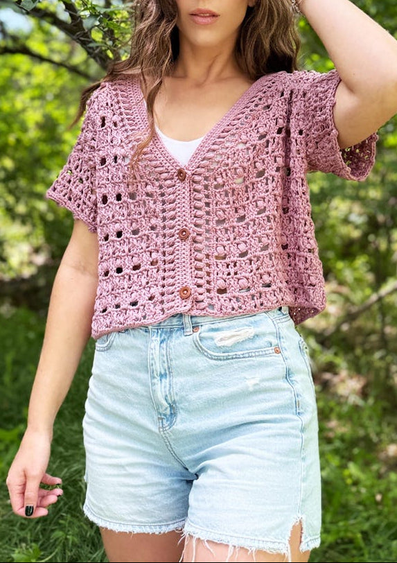 Rosevale Cardigan Crochet Pattern