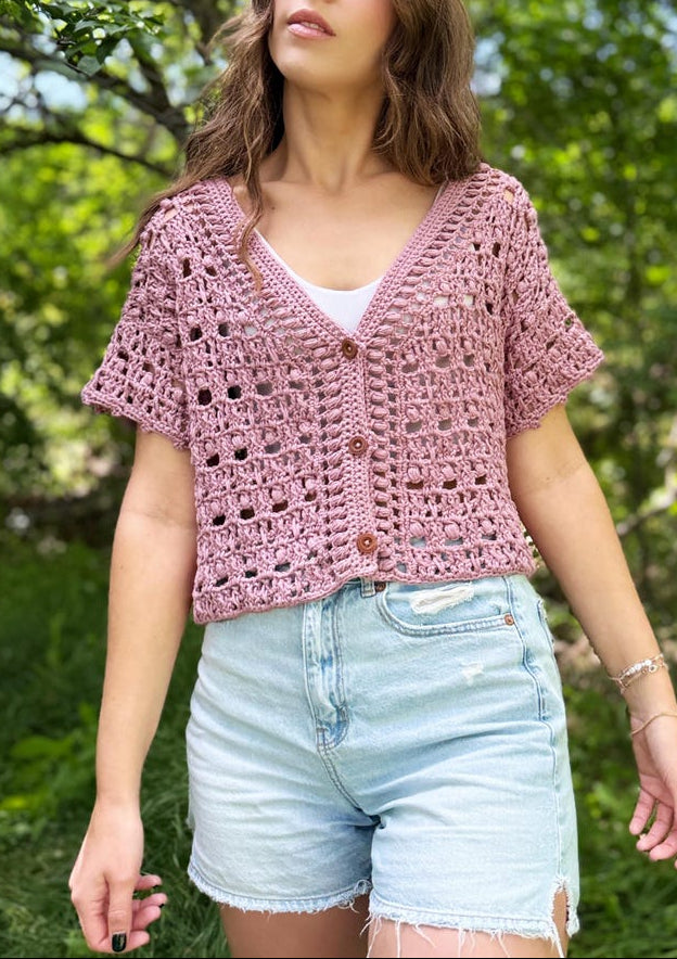 Rosevale Cardigan Crochet Pattern