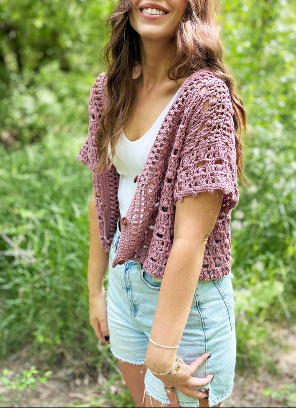 Rosevale Cardigan Crochet Pattern