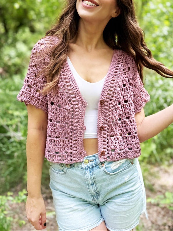 Rosevale Cardigan Crochet Pattern