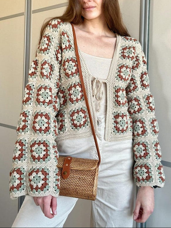 Rustleaf Cardigan Crochet Pattern