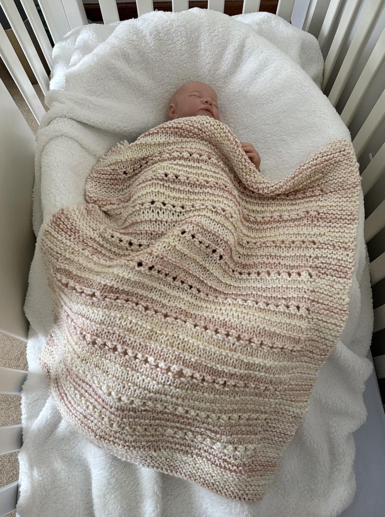 Modern Nest Blanket Knitting Pattern