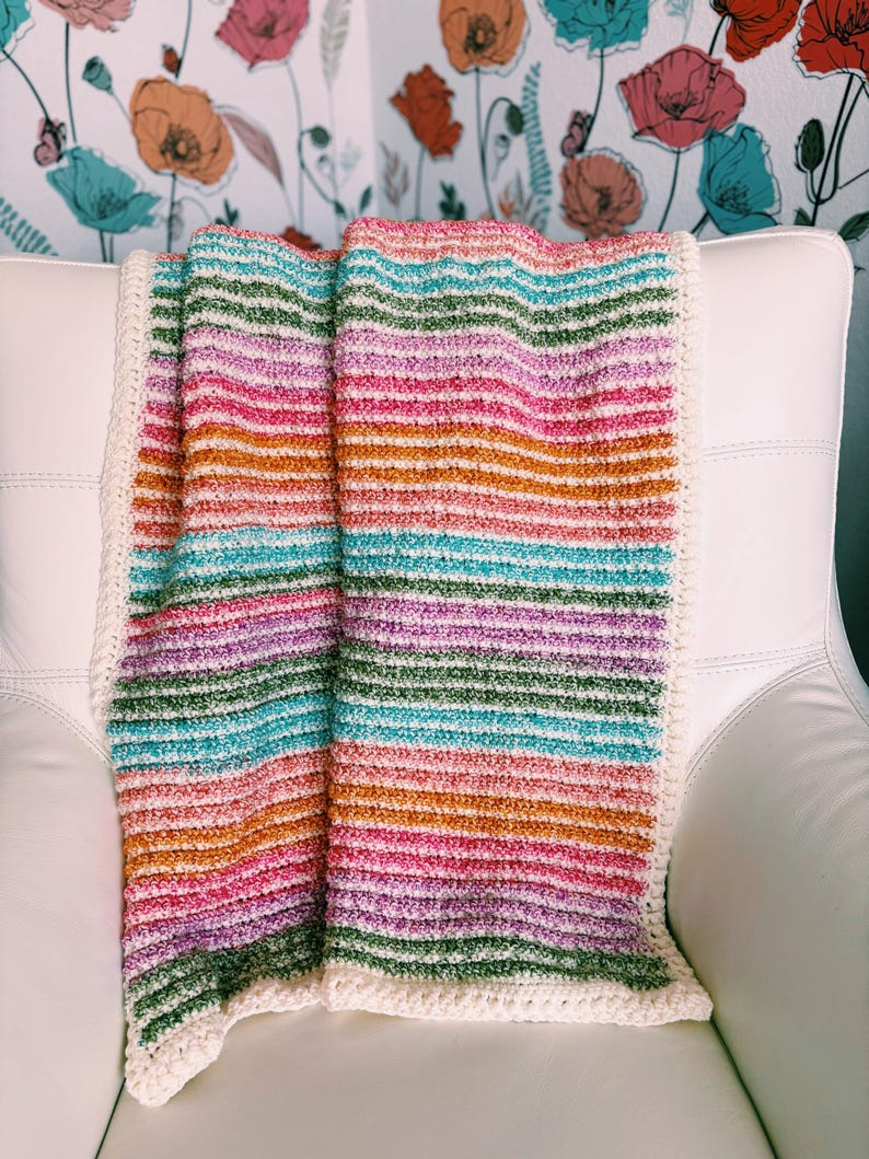 Brightloom Blanket Crochet Pattern