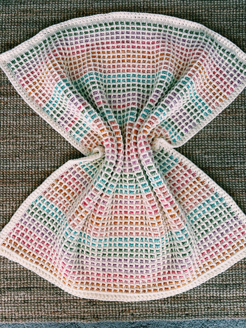 Brightloom Blanket Crochet Pattern