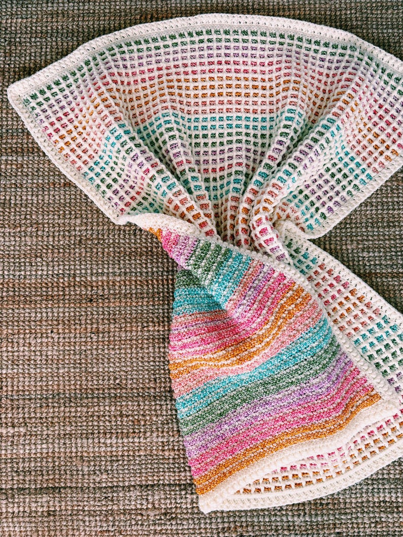 Brightloom Blanket Crochet Pattern