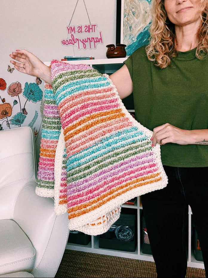 Brightloom Blanket Crochet Pattern