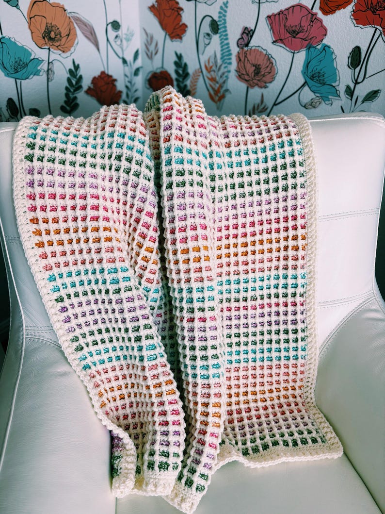 Brightloom Blanket Crochet Pattern