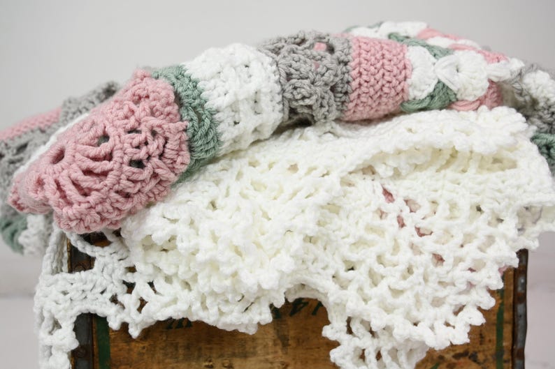 Roseveil Blanket Crochet Pattern