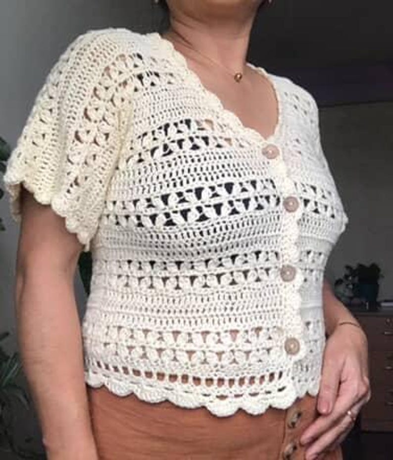 Bloomline Top Crochet Pattern